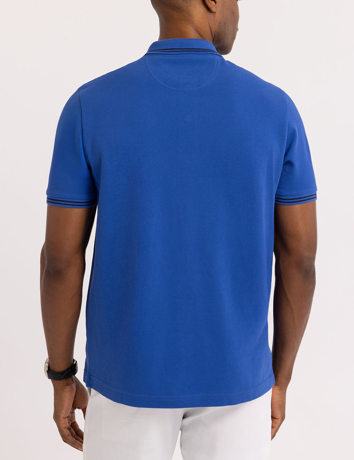 23525-snap-button-tipped-pique-polo-shirt-4.jpg SNAP BUTTON TIPPED PIQUE POLO SHIRT