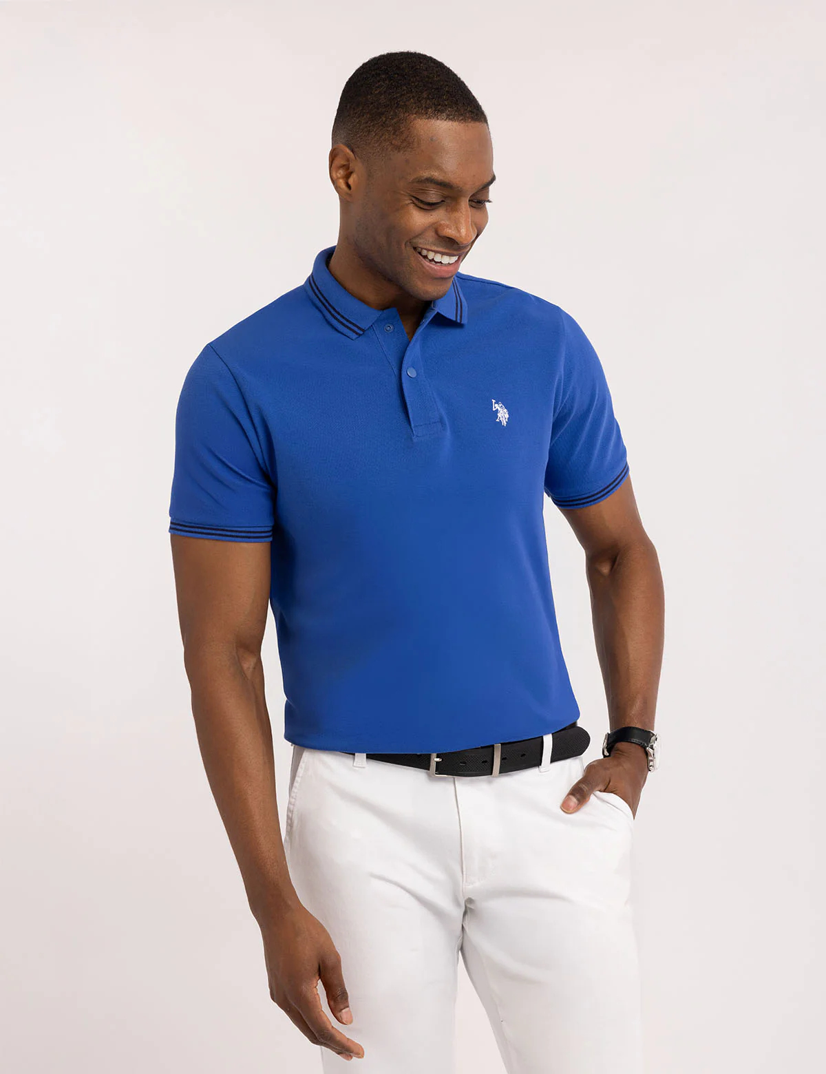 23525-snap-button-tipped-pique-polo-shirt-5.webp SNAP BUTTON TIPPED PIQUE POLO SHIRT