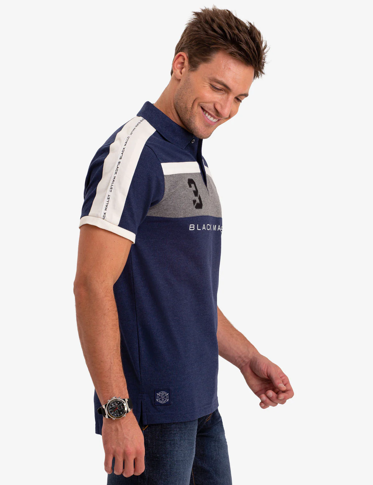 23581-colorblock-polo-shirt-with-side-taping-2.webp COLORBLOCK POLO SHIRT WITH SIDE TAPING