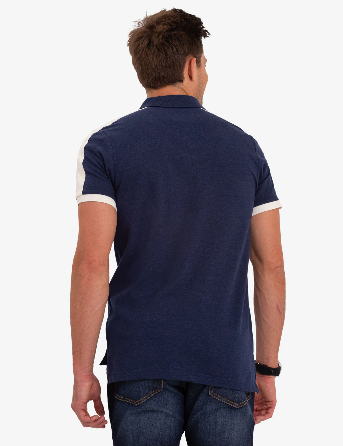 23581-colorblock-polo-shirt-with-side-taping-4.webp COLORBLOCK POLO SHIRT WITH SIDE TAPING