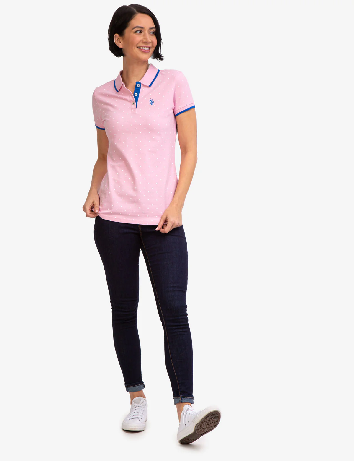DOT PRINT POLO SHIRT