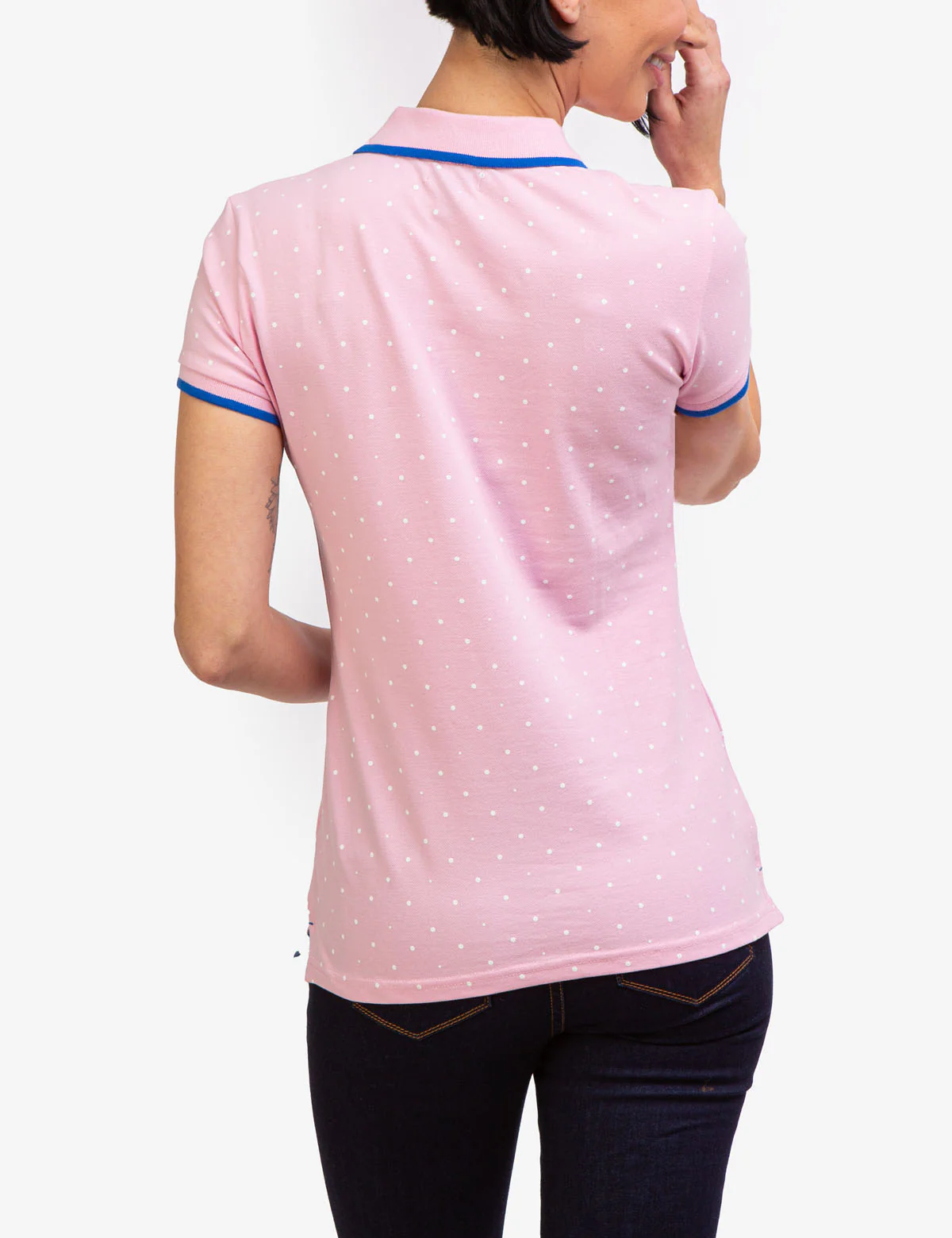 DOT PRINT POLO SHIRT