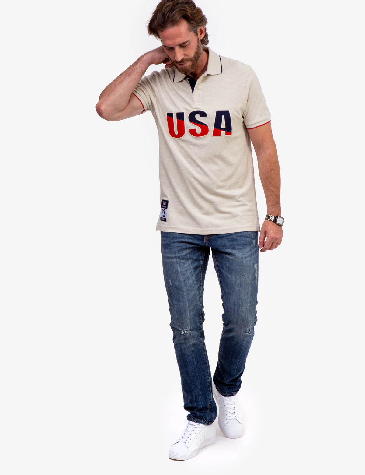 23828-usa-appliqued-pique-polo-shirt-2.webp USA APPLIQUED PIQUE POLO SHIRT