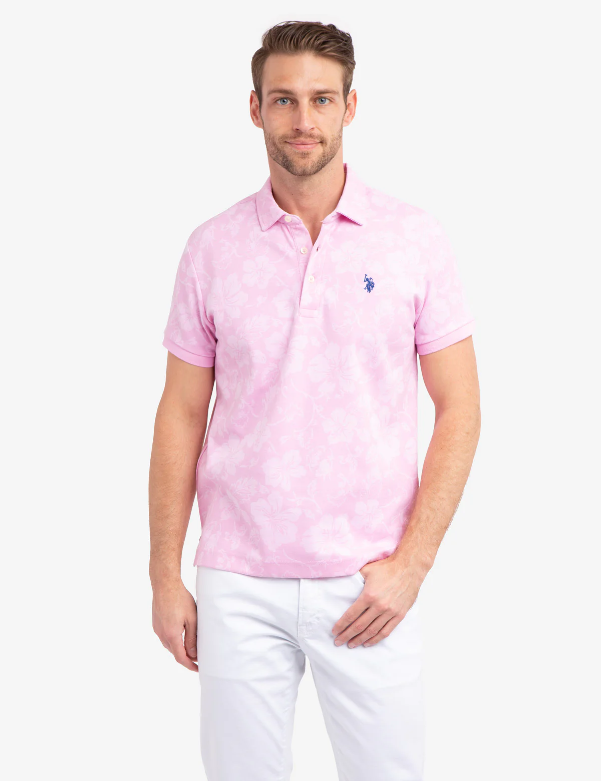 23930-floral-print-birdseye-pique-polo-shirt-6.webp FLORAL PRINT BIRDSEYE PIQUE POLO SHIRT