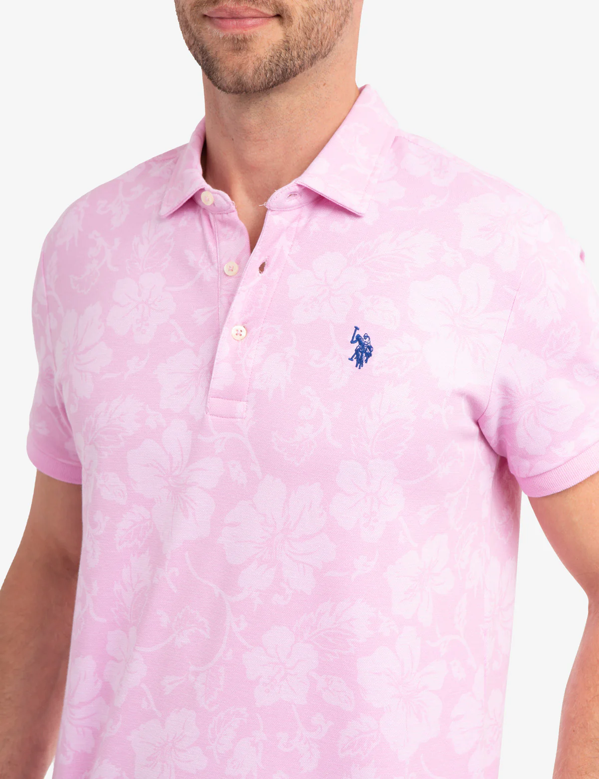 23930-floral-print-birdseye-pique-polo-shirt-7.webp FLORAL PRINT BIRDSEYE PIQUE POLO SHIRT