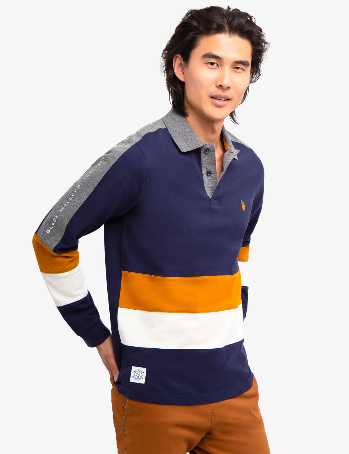 24191-black-mallet-colorblock-long-sleeve-polo-shirt-1.webp BLACK MALLET COLORBLOCK LONG SLEEVE POLO SHIRT