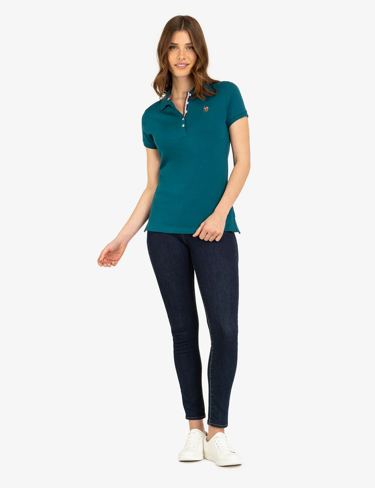 SOLID INTERLOCK POLO SHIRT