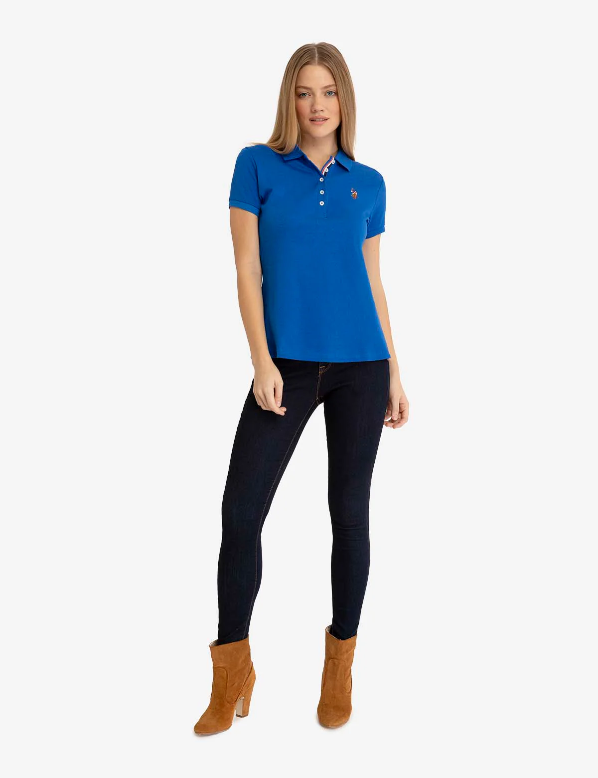 SOLID INTERLOCK POLO SHIRT