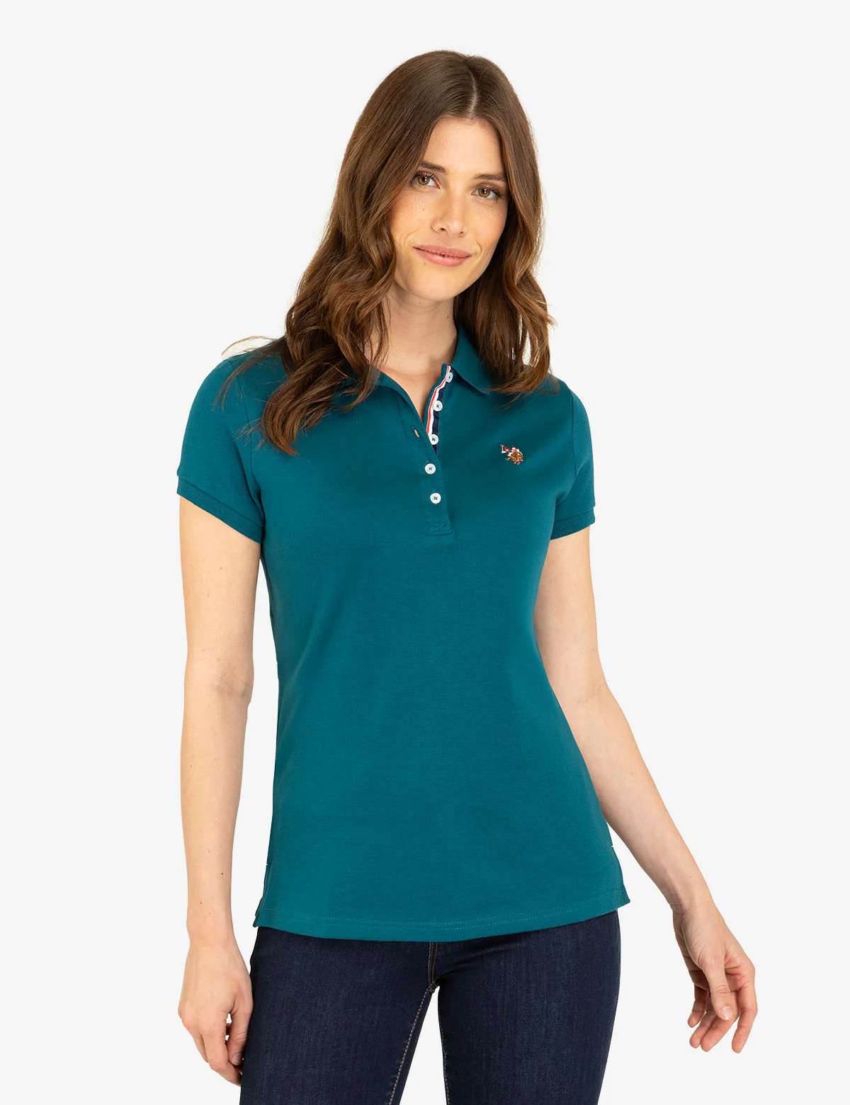 SOLID INTERLOCK POLO SHIRT