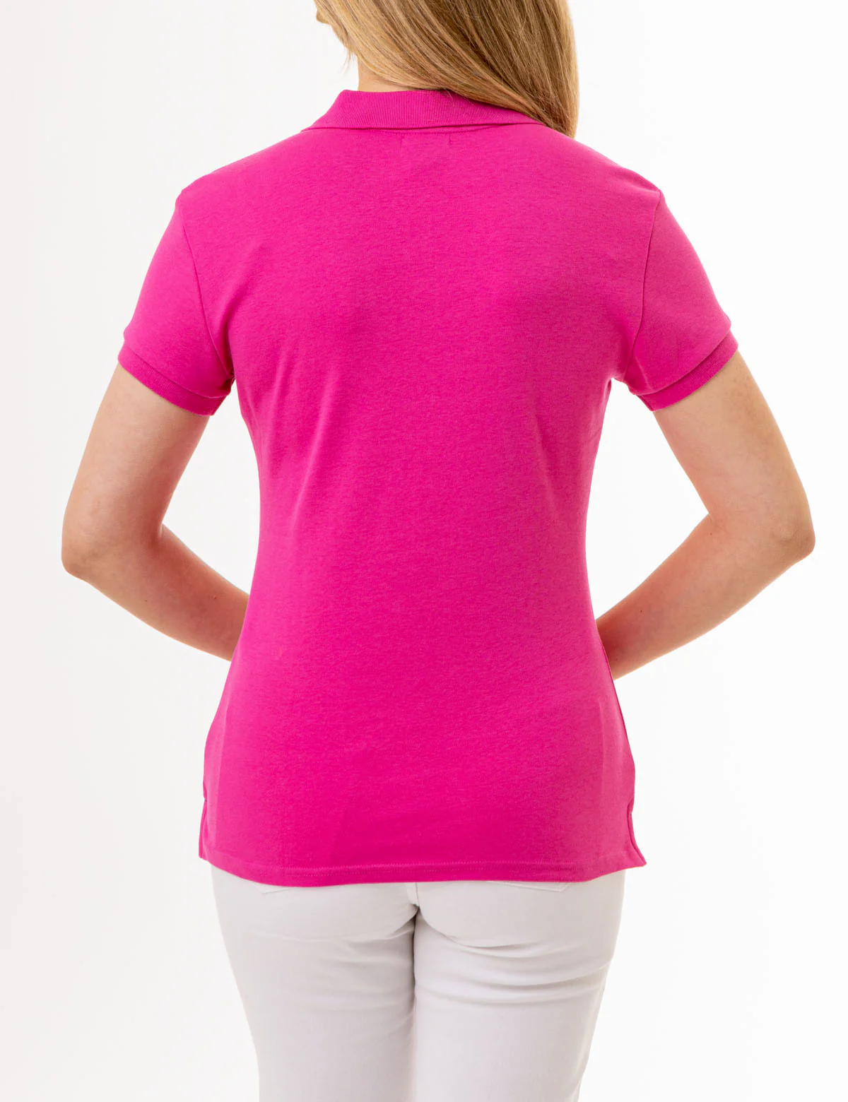 SOLID INTERLOCK POLO SHIRT