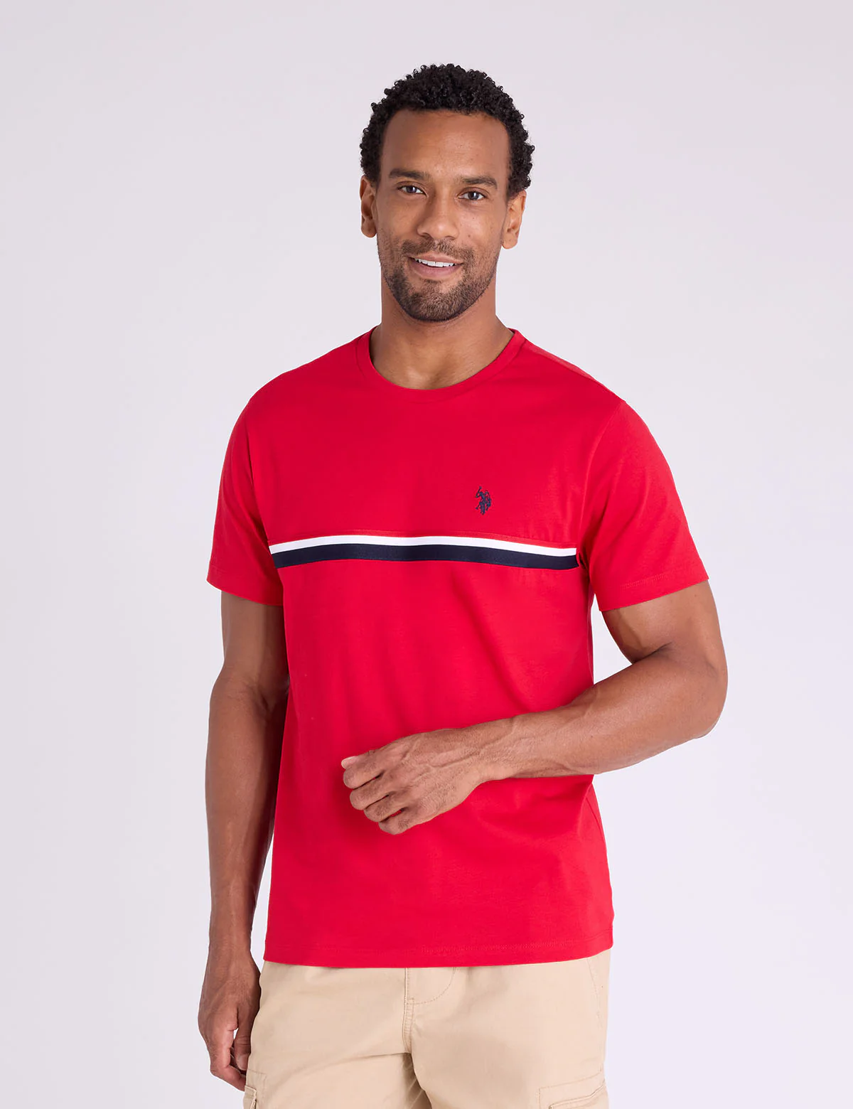 SIGNATURE TRICOT PIECED JERSEY T-SHIRT