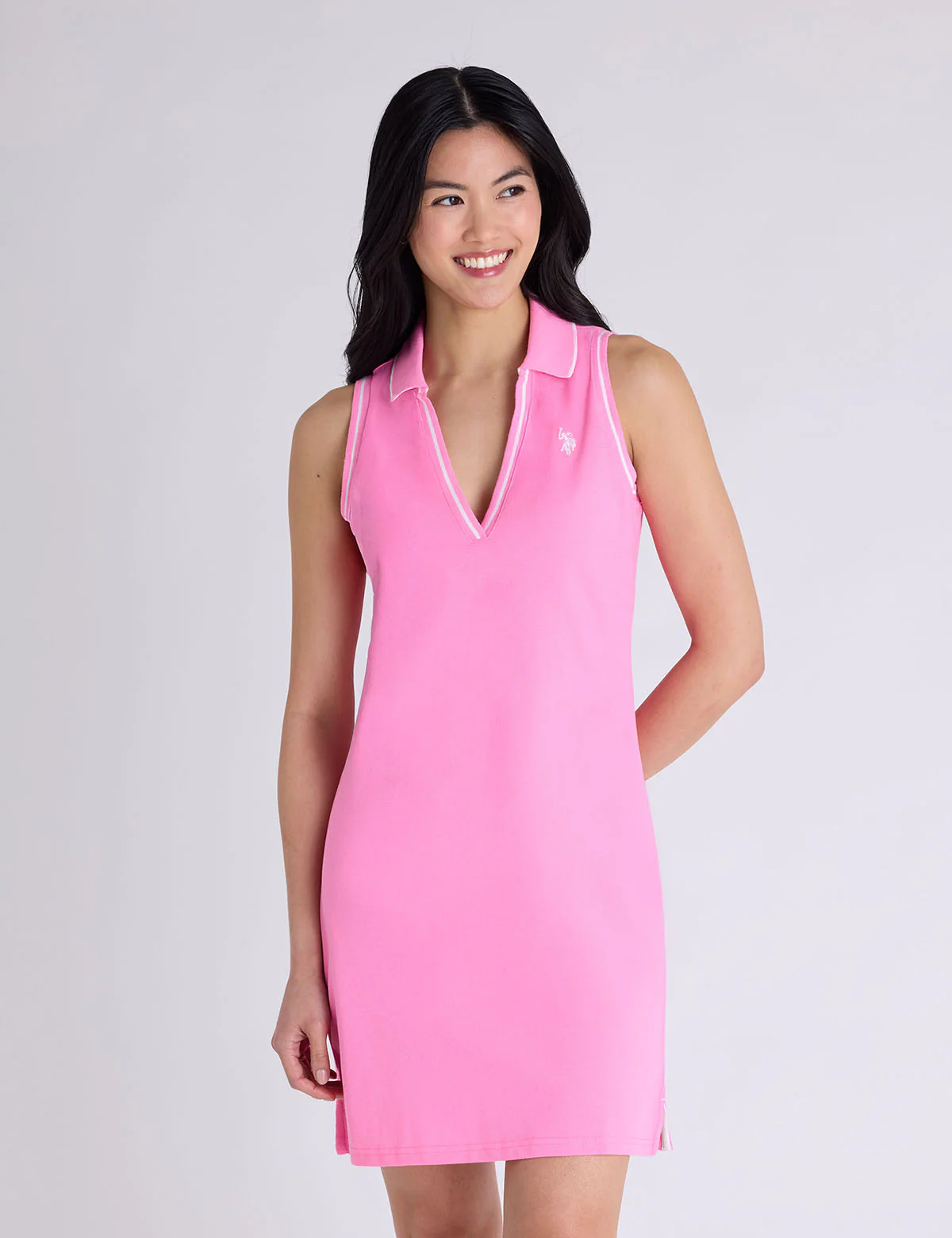 261-sleeveless-split-neck-polo-dress-1.webp SLEEVELESS SPLIT NECK POLO DRESS
