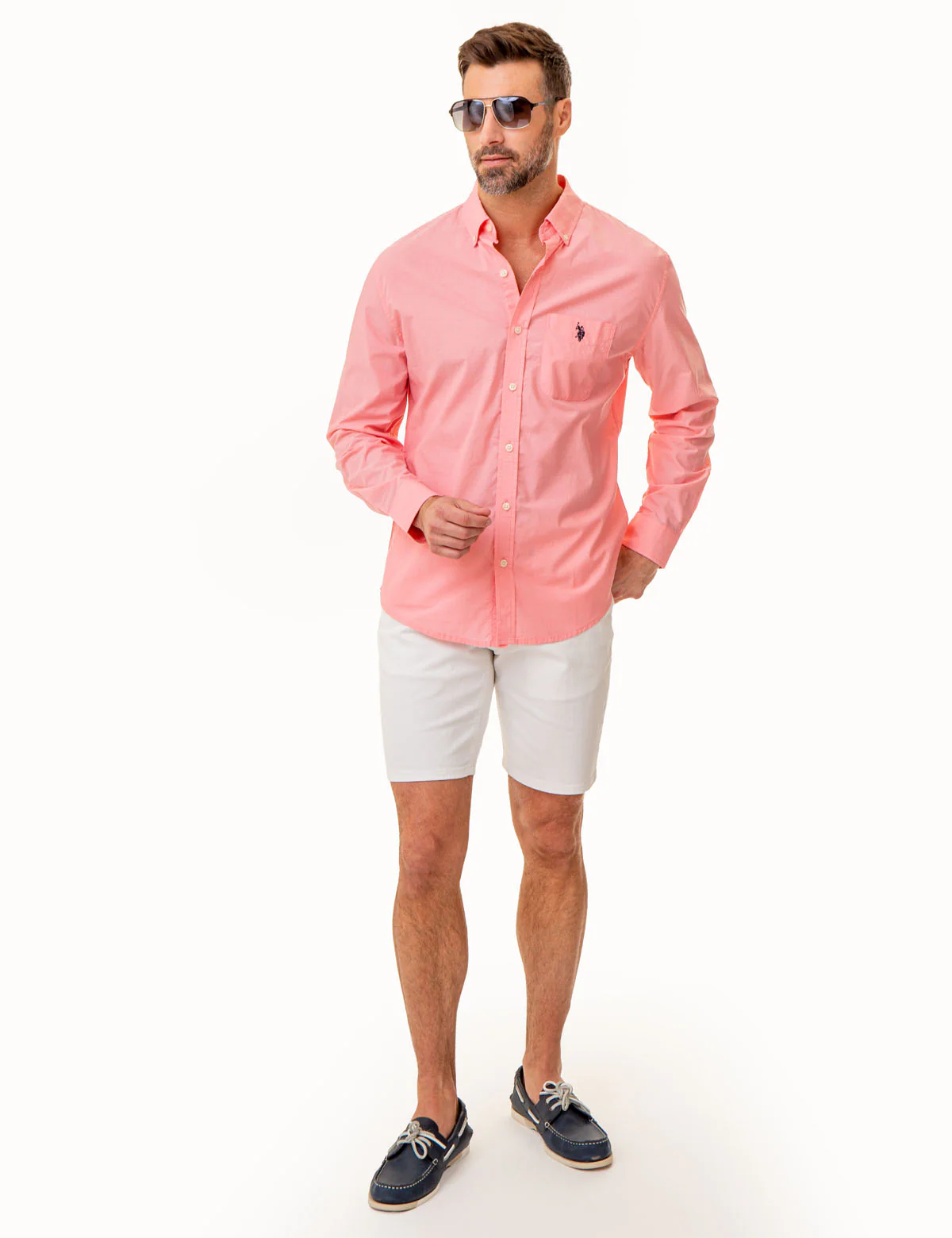 LONG SLEEVE MADRAS WOVEN SHIRT
