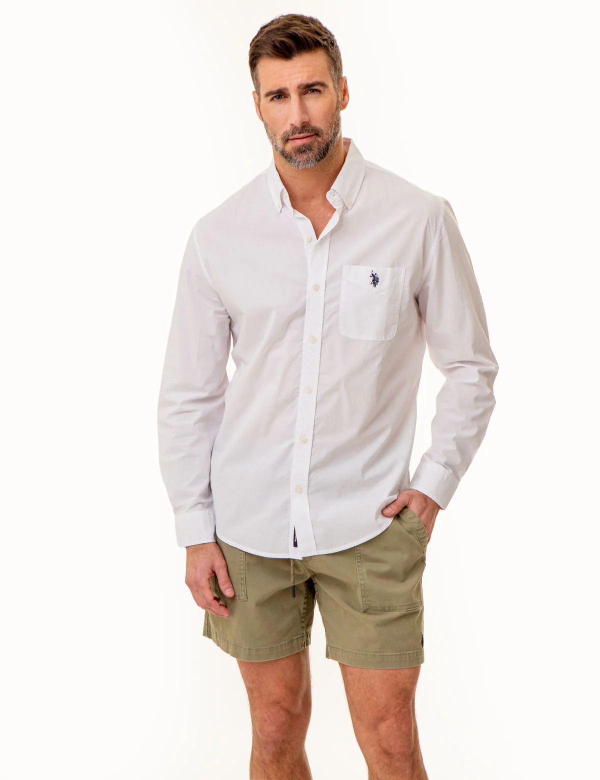 LONG SLEEVE MADRAS WOVEN SHIRT