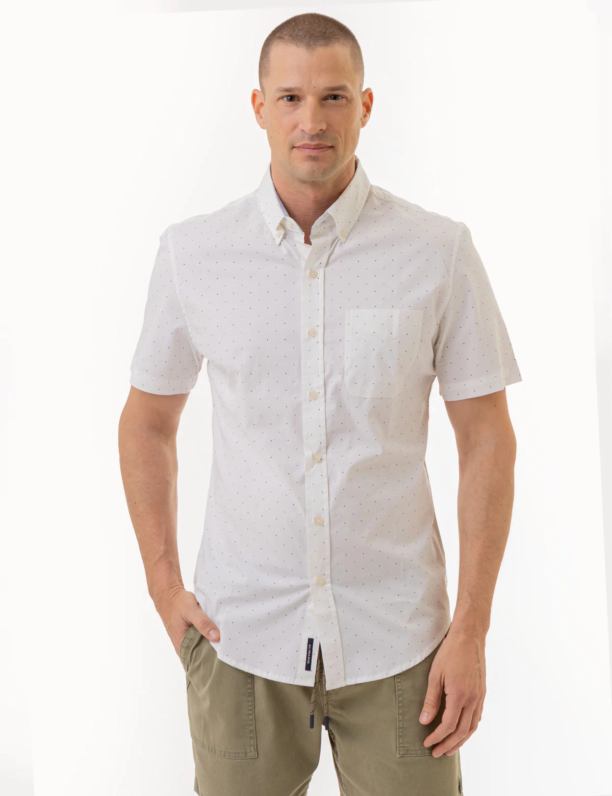 26285-dot-print-poplin-short-sleeve-shirt-1.webp DOT PRINT POPLIN SHORT SLEEVE SHIRT
