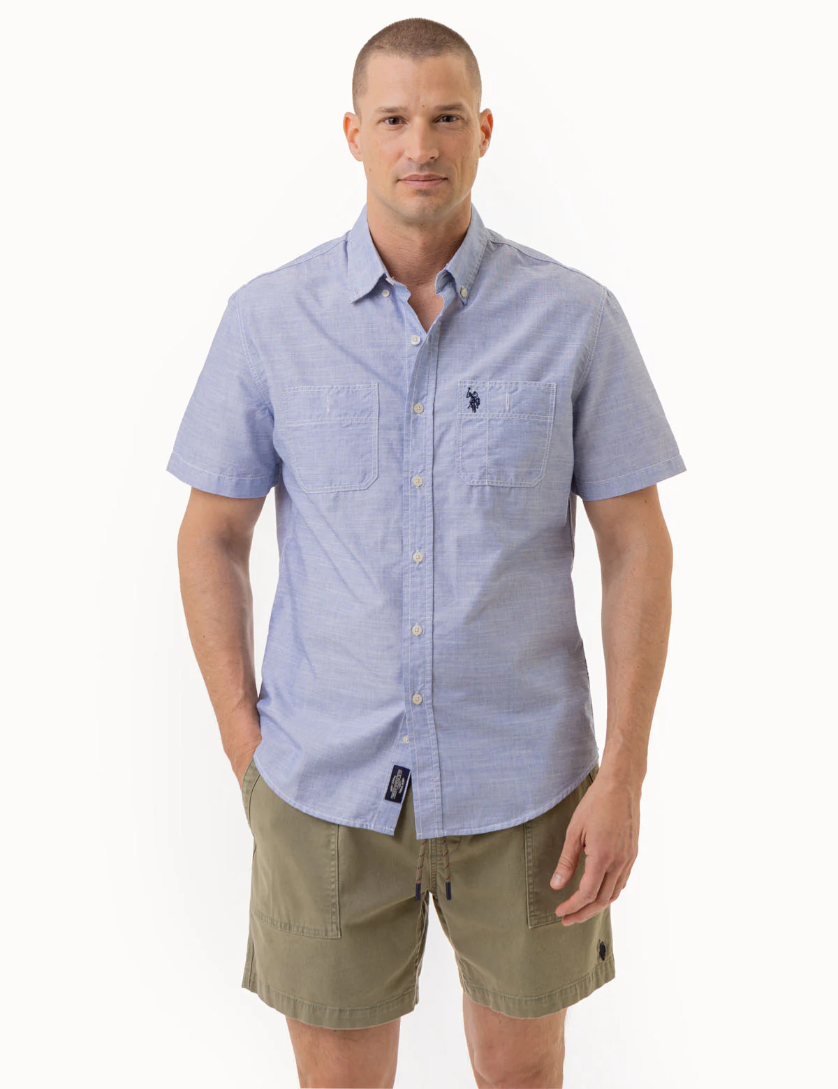 26318-short-sleeve-slub-woven-shirt-1.webp SHORT SLEEVE SLUB WOVEN SHIRT