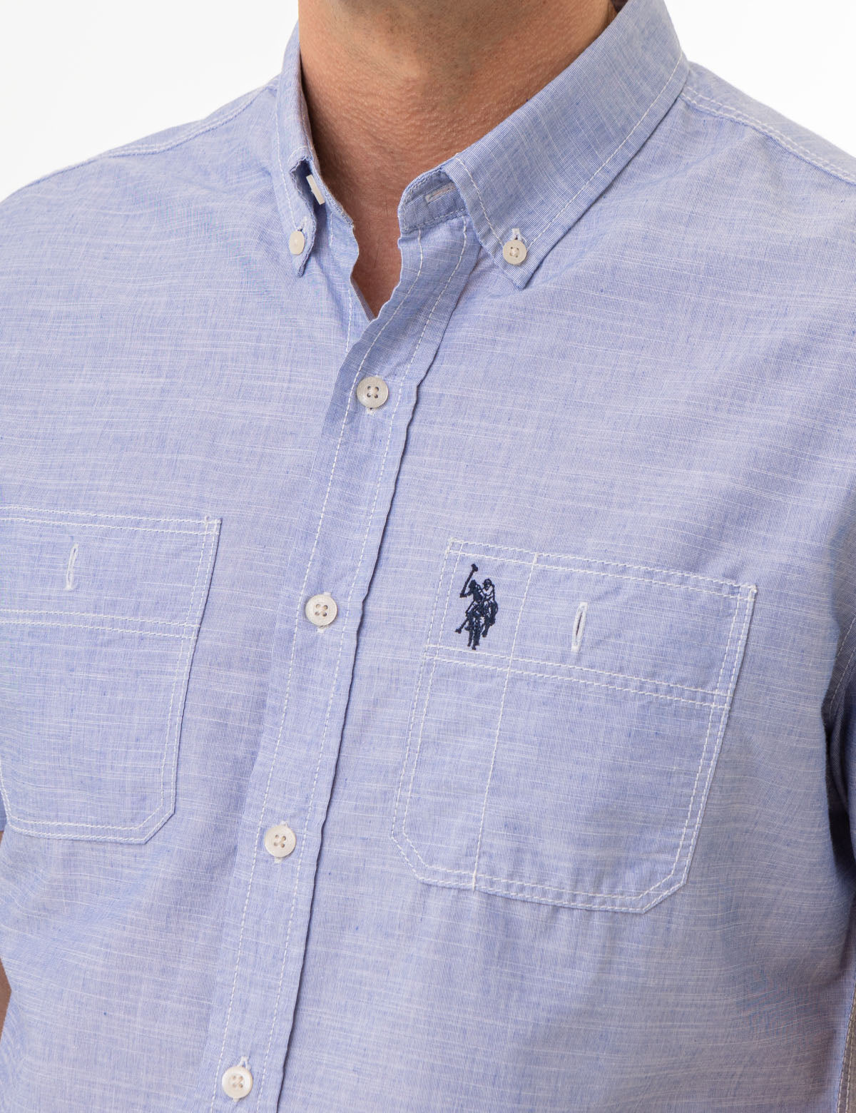 26318-short-sleeve-slub-woven-shirt-4.jpg SHORT SLEEVE SLUB WOVEN SHIRT