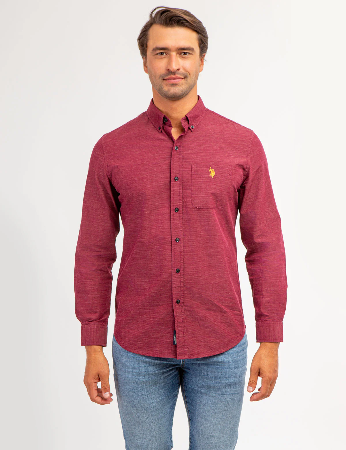 26472-cotton-yarn-dye-textured-long-sleeve-shirt-4.webp COTTON YARN DYE TEXTURED LONG SLEEVE SHIRT