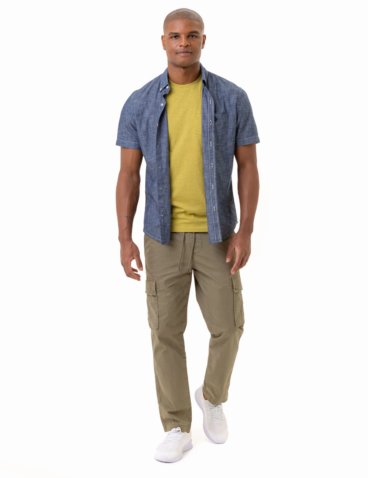 26494-short-sleeve-slub-chambray-woven-shirt-2.webp SHORT SLEEVE SLUB CHAMBRAY WOVEN SHIRT