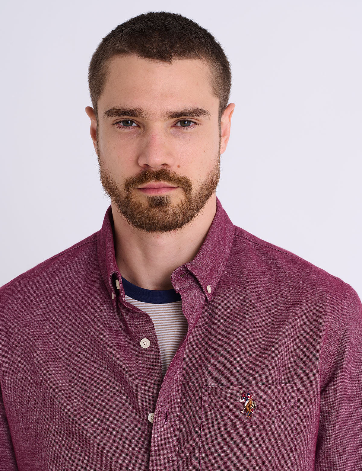 26570-long-sleeve-brushed-oxford-shirt-with-pocket-2.jpg LONG SLEEVE BRUSHED OXFORD SHIRT WITH POCKET