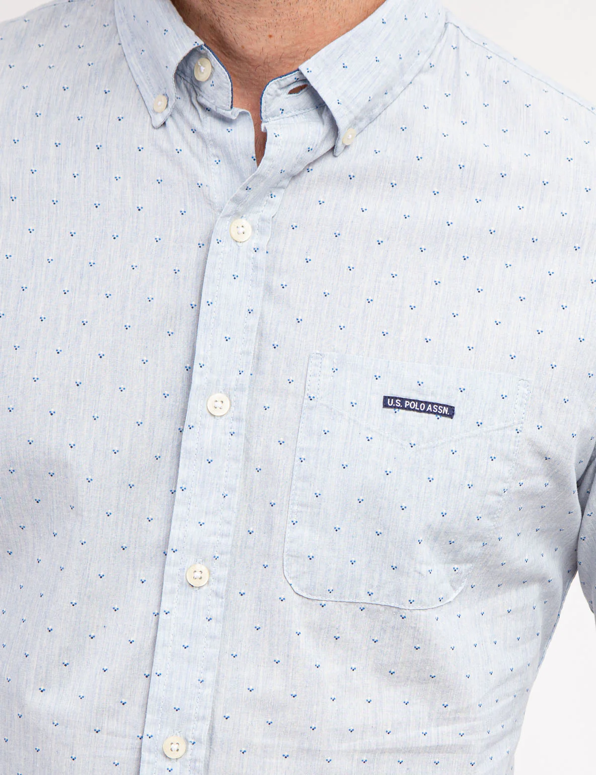 26630-printed-yarn-dye-heathered-poplin-shirt-5.webp PRINTED YARN DYE HEATHERED POPLIN SHIRT