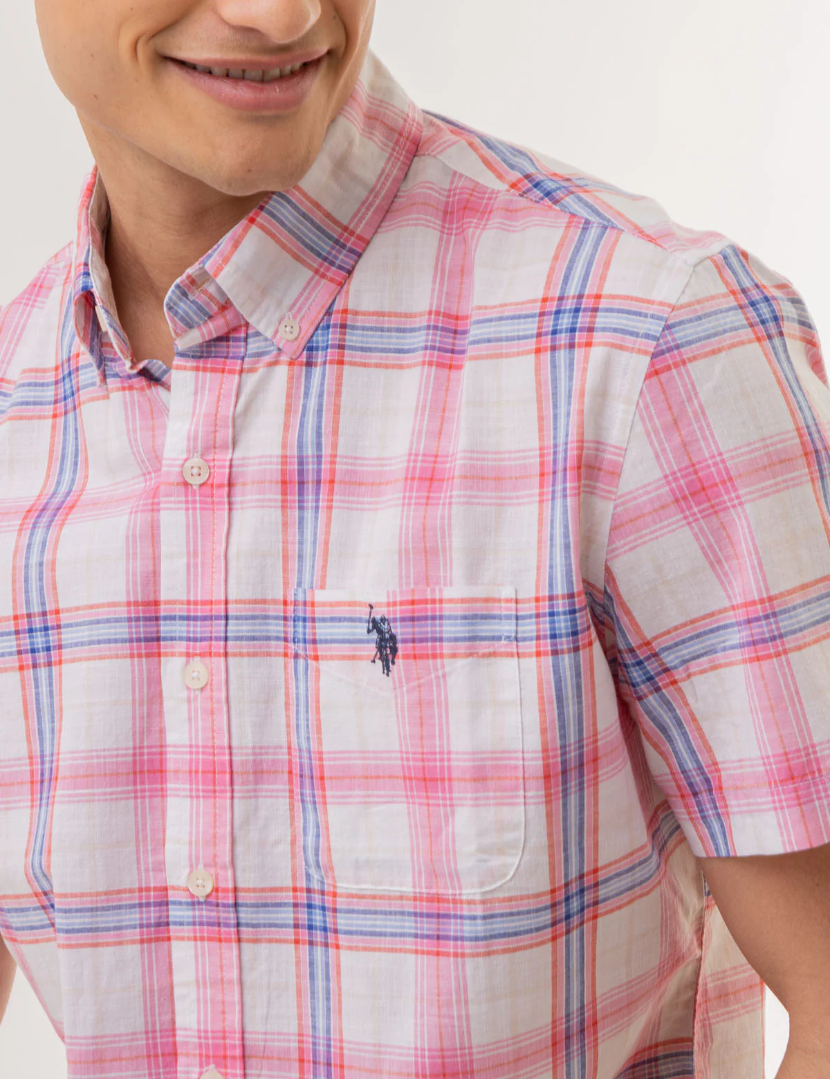 26842-plaid-poplin-woven-short-sleeve-shirt-7.webp PLAID POPLIN WOVEN SHORT SLEEVE SHIRT