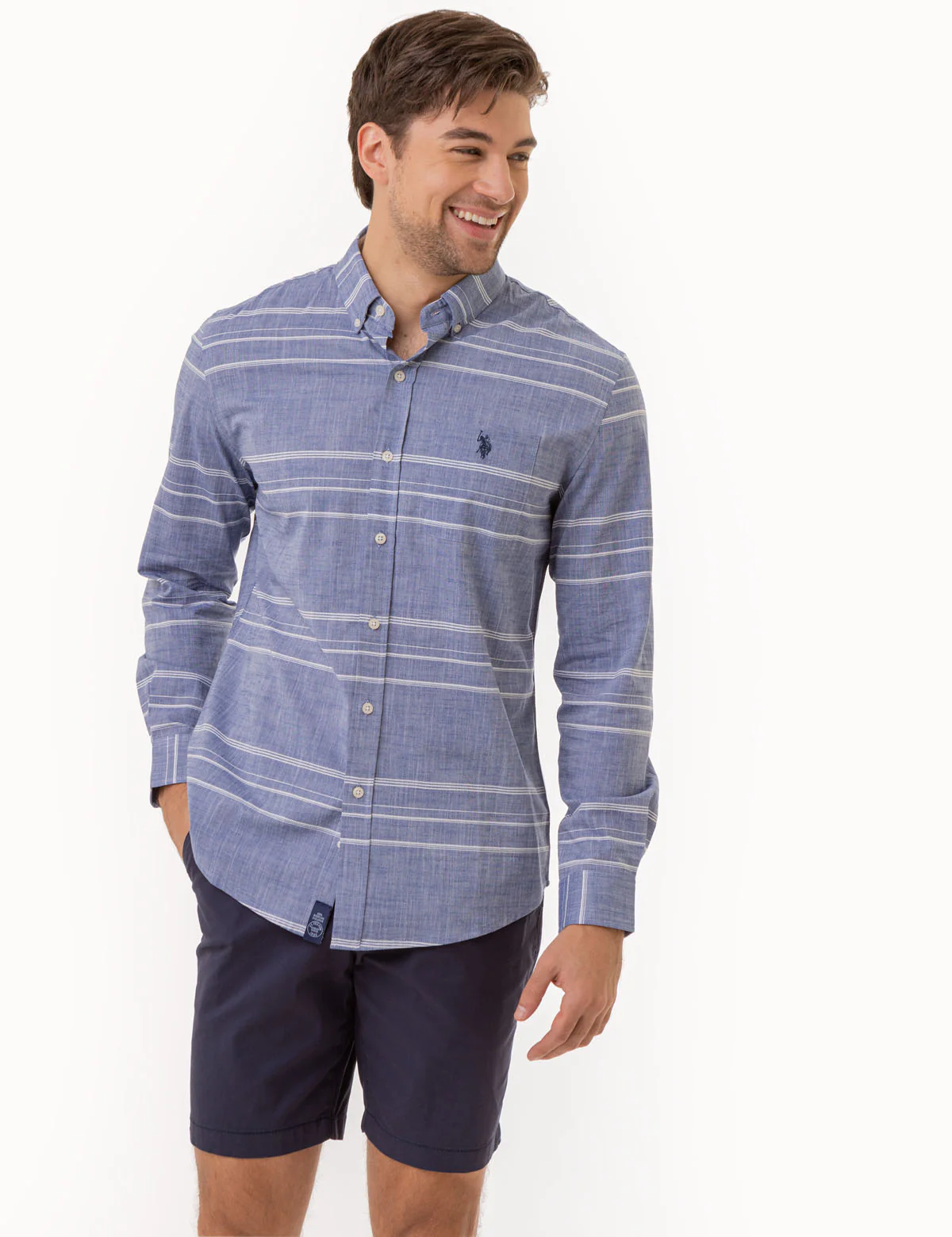 27087-slub-poplin-long-sleeve-striped-shirt-1.webp SLUB POPLIN LONG SLEEVE STRIPED SHIRT