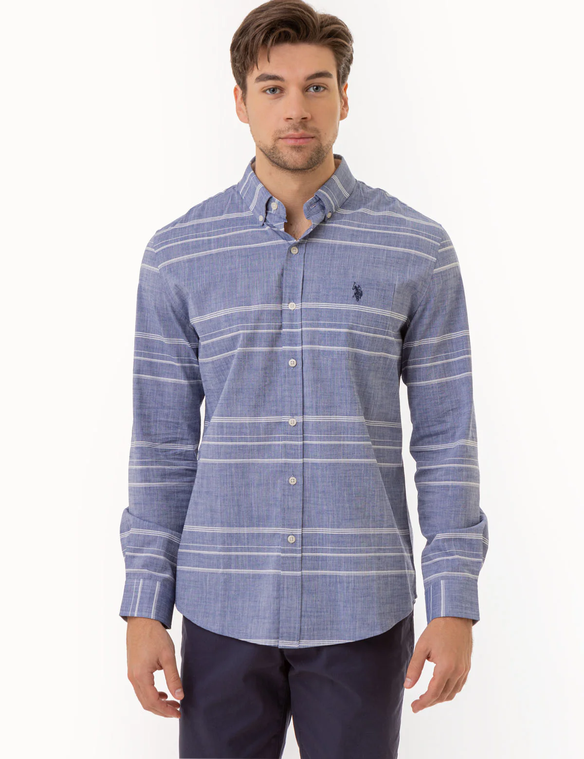 27087-slub-poplin-long-sleeve-striped-shirt-4.webp SLUB POPLIN LONG SLEEVE STRIPED SHIRT