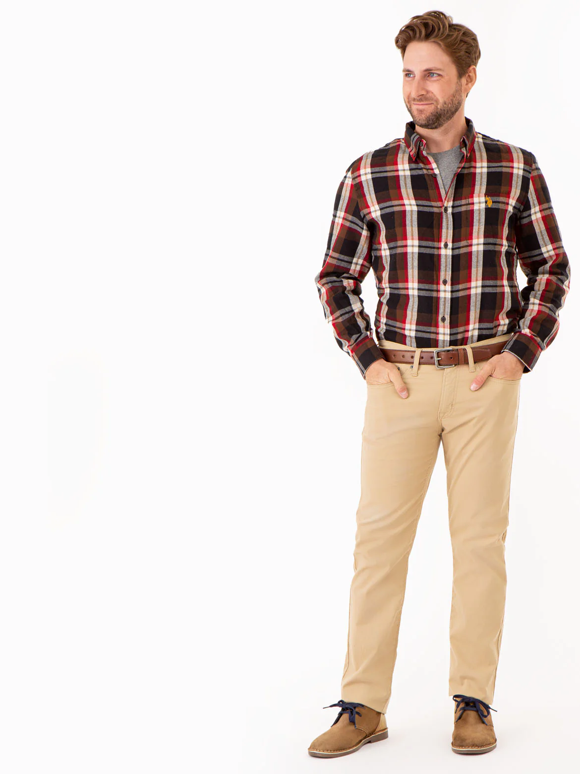27099-chest-pocket-yarn-dye-plaid-shirt-2.webp CHEST POCKET YARN DYE PLAID SHIRT