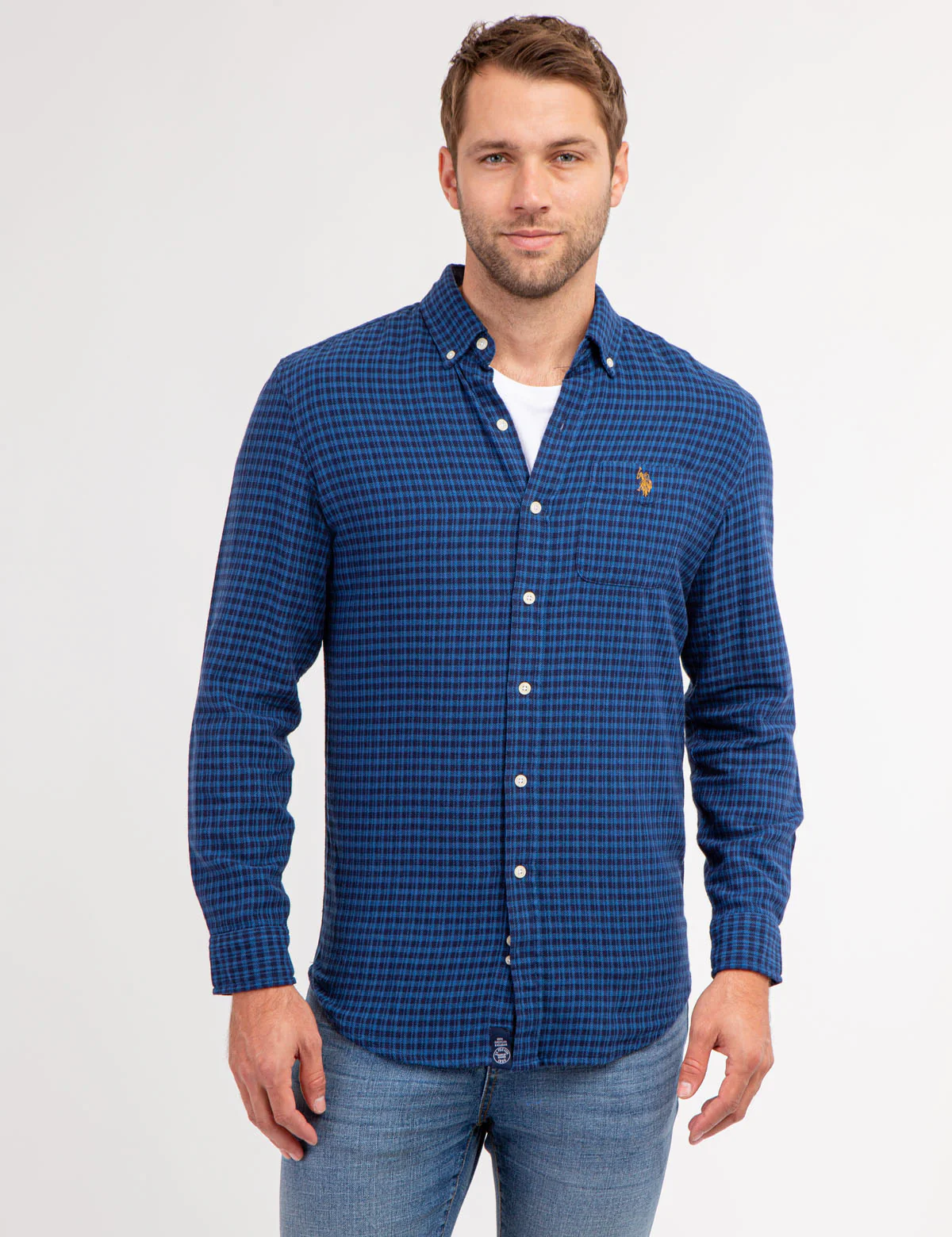 27209-textured-plaid-long-sleeve-shirt-1.webp TEXTURED PLAID LONG SLEEVE SHIRT