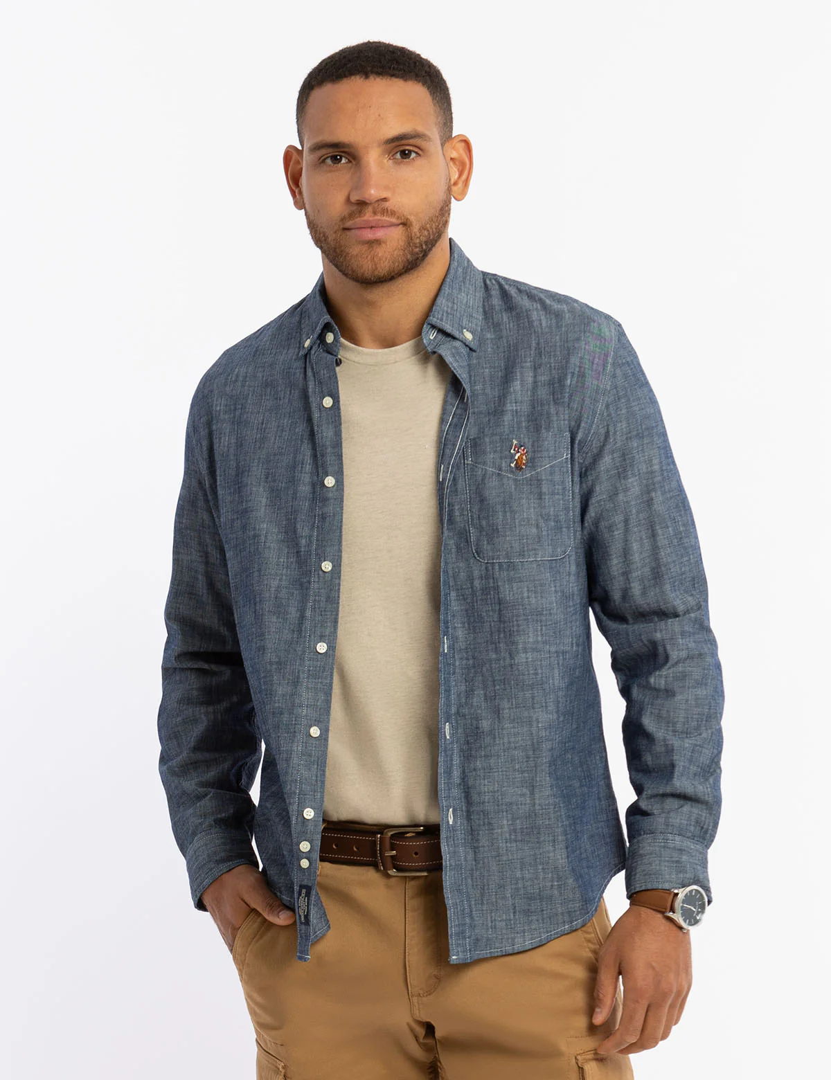 27249-indigo-slub-chambray-long-sleeve-shirt-1.webp INDIGO SLUB CHAMBRAY LONG SLEEVE SHIRT