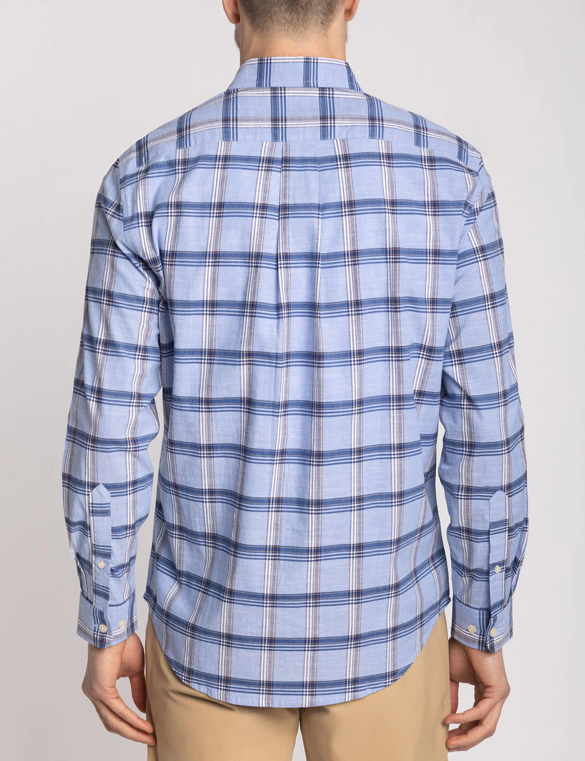 27428-long-sleeve-stretch-plaid-poplin-shirt-3.webp LONG SLEEVE STRETCH PLAID POPLIN SHIRT