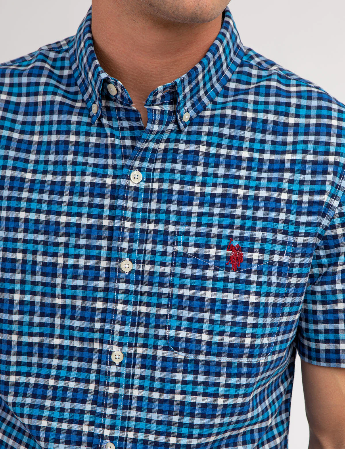 27529-yarn-dye-plaid-short-sleeve-oxford-shirt-2.webp YARN DYE PLAID SHORT SLEEVE OXFORD SHIRT