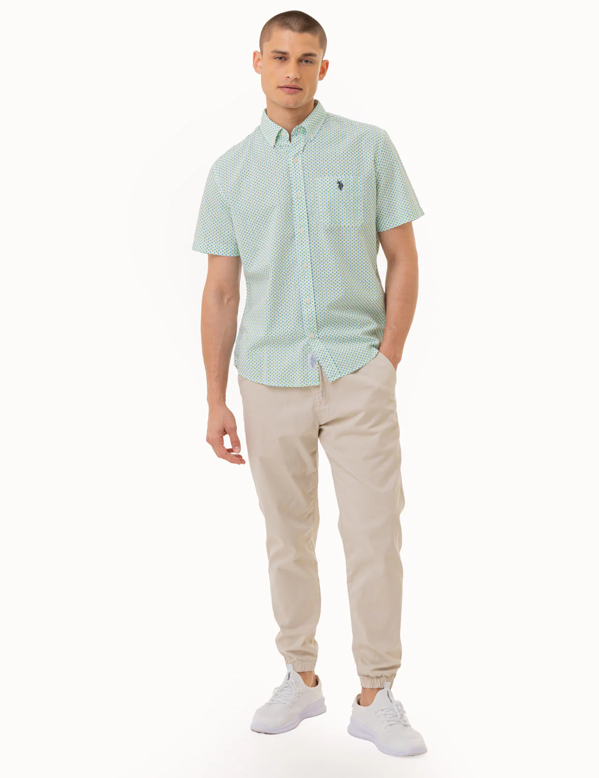 27552-short-sleeve-diamond-print-woven-shirt-3.webp SHORT SLEEVE DIAMOND PRINT WOVEN SHIRT