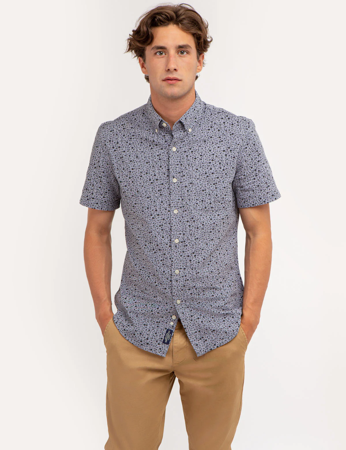 27564-yarn-dye-discharged-print-short-sleeve-shirt-1.webp YARN DYE DISCHARGED PRINT SHORT SLEEVE SHIRT