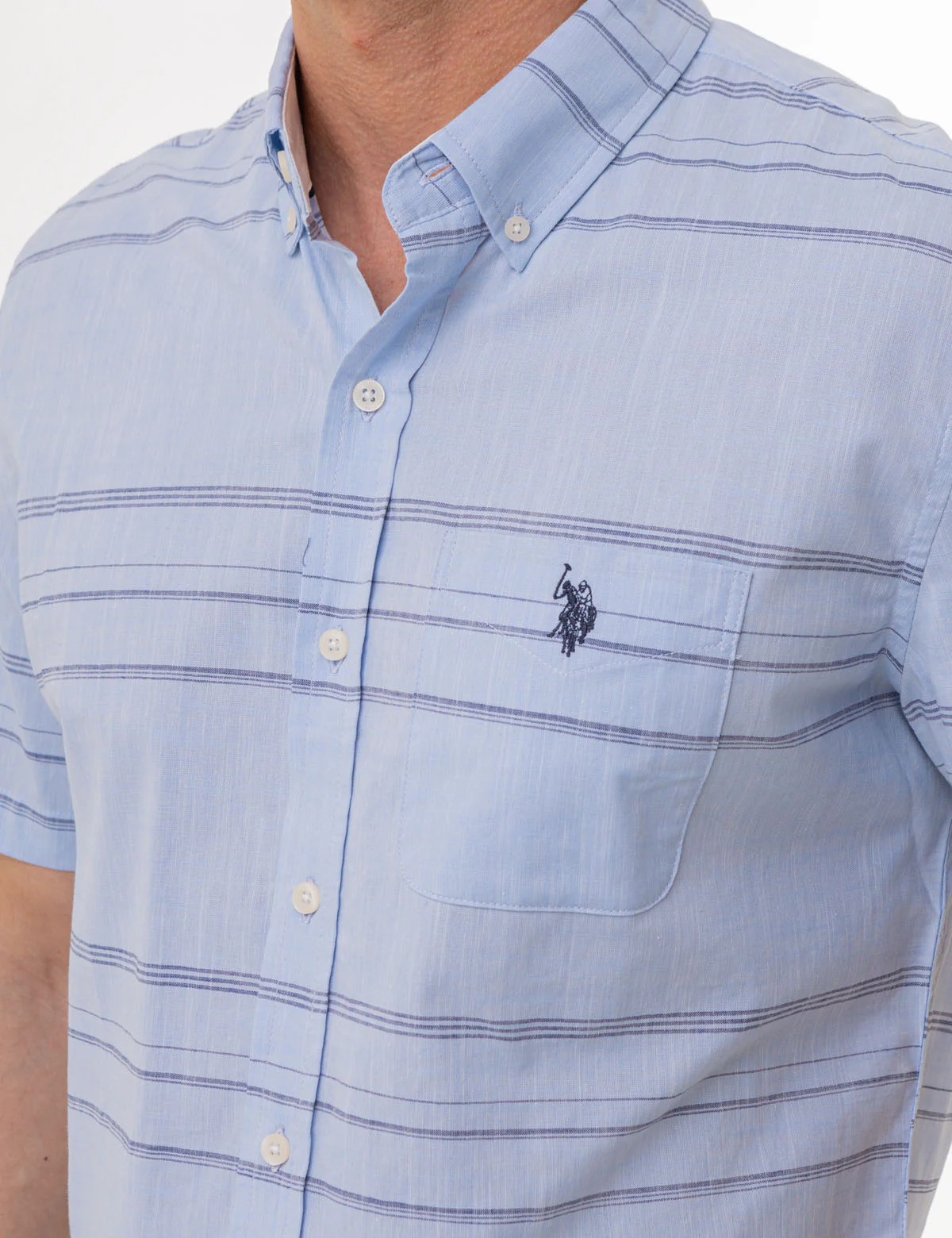 27636-horizontal-stripe-short-sleeve-woven-shirt-2.webp HORIZONTAL STRIPE SHORT SLEEVE WOVEN SHIRT