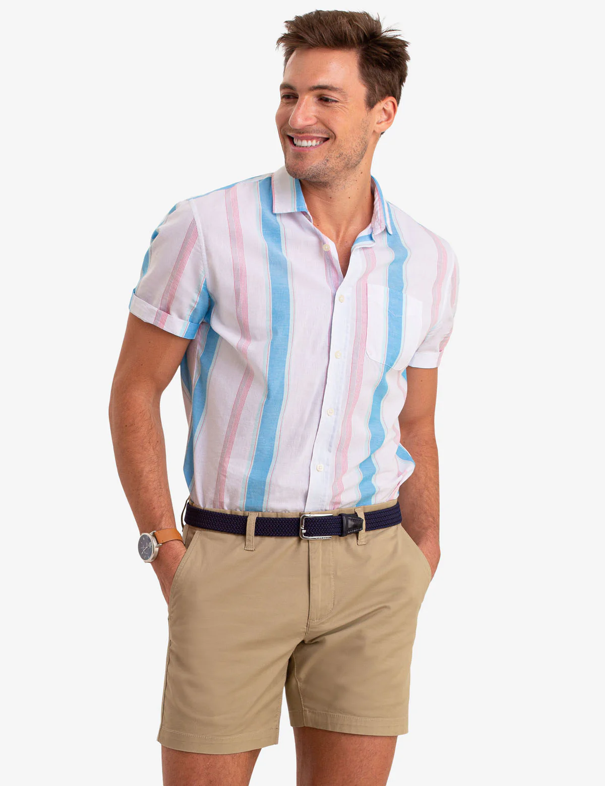 27654-vertical-retro-stripe-short-sleeve-shirt-1.webp VERTICAL RETRO STRIPE SHORT SLEEVE SHIRT