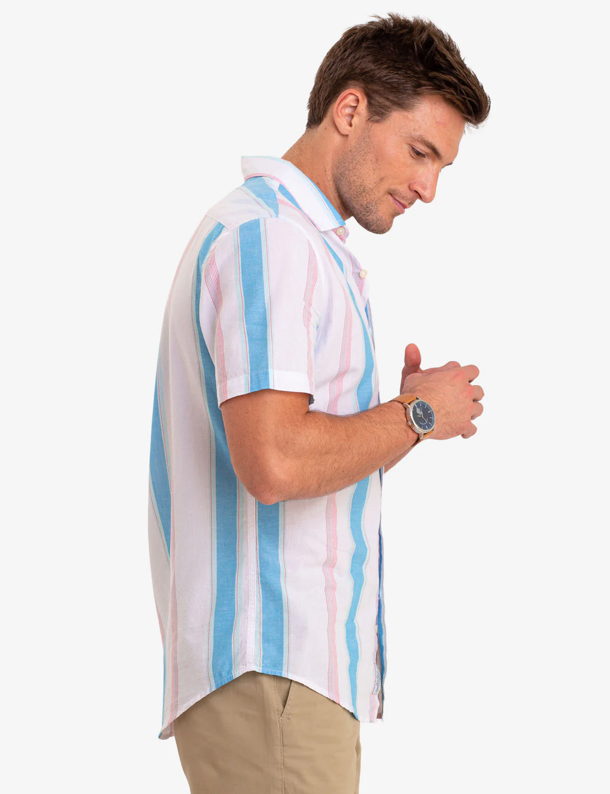 27654-vertical-retro-stripe-short-sleeve-shirt-4.webp VERTICAL RETRO STRIPE SHORT SLEEVE SHIRT