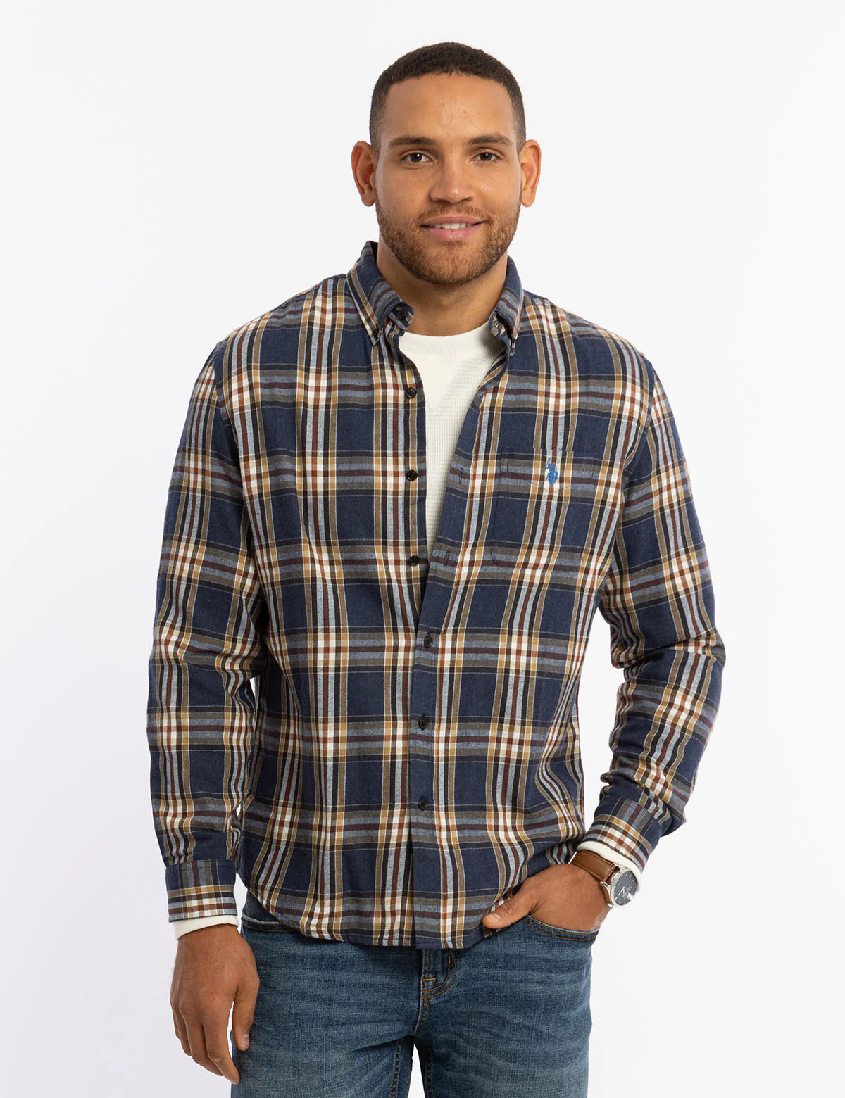 27666-warm-plaid-peached-twill-long-sleeve-shirt-1.webp WARM PLAID PEACHED TWILL LONG SLEEVE SHIRT