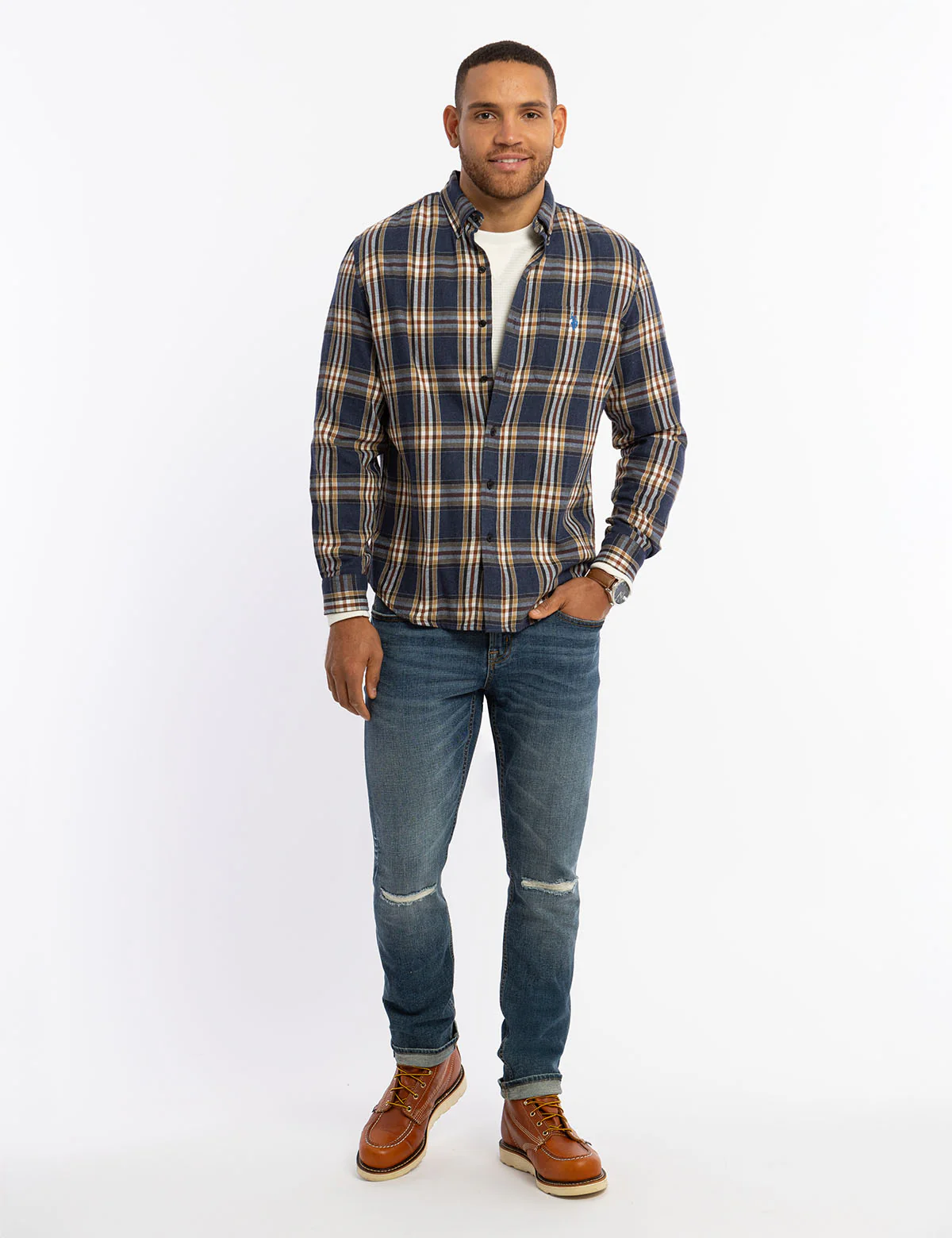27666-warm-plaid-peached-twill-long-sleeve-shirt-3.webp WARM PLAID PEACHED TWILL LONG SLEEVE SHIRT