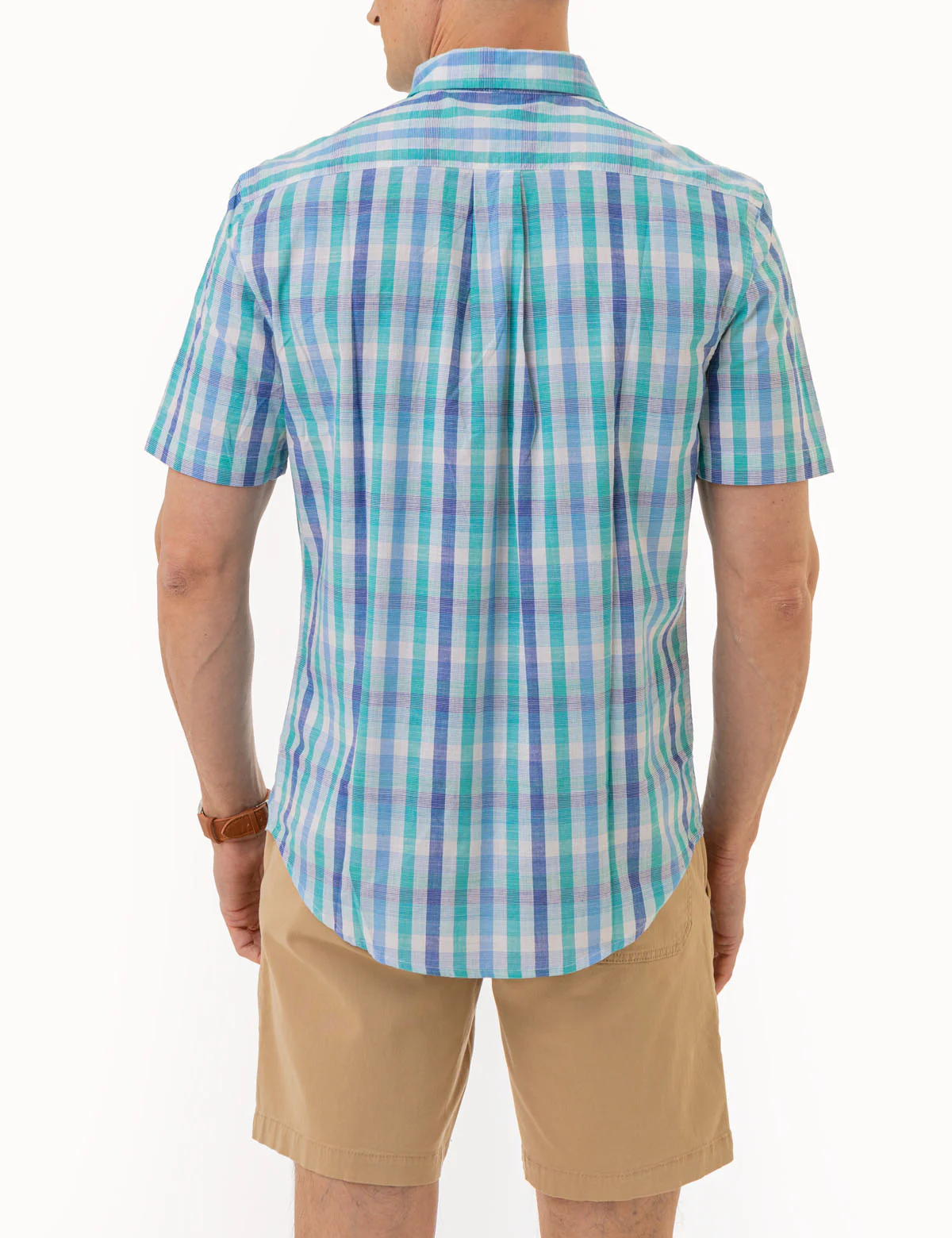 27678-plaid-slub-poplin-short-sleeve-shirt-4.webp PLAID SLUB POPLIN SHORT SLEEVE SHIRT