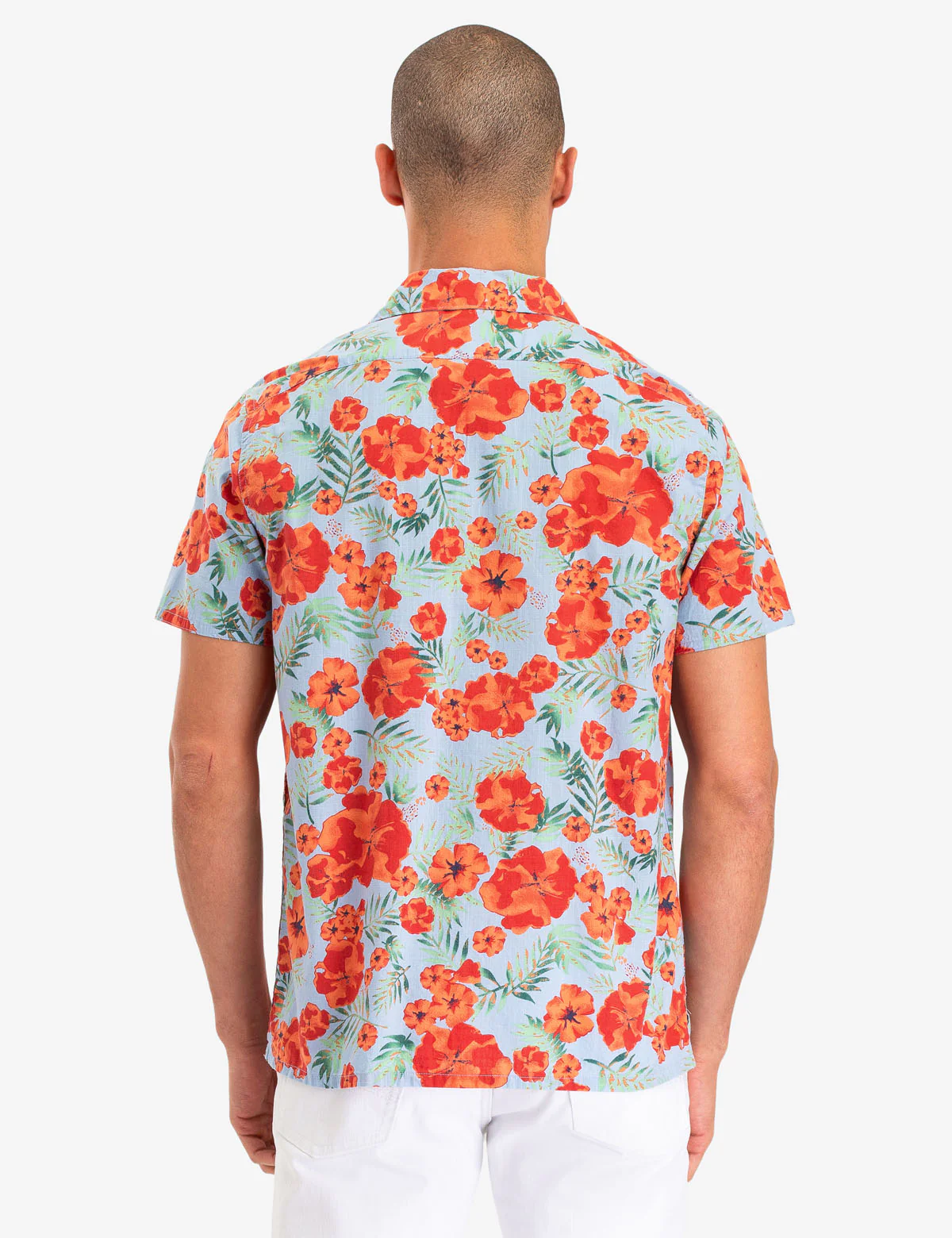 FLORAL PRINT CAMP SHIRT