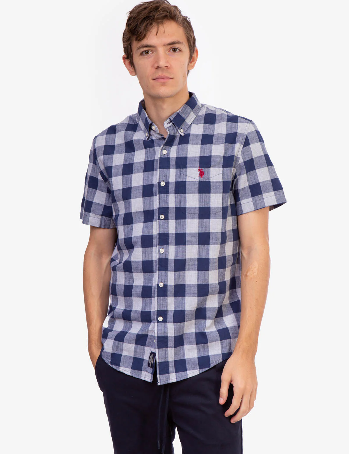 27767-plaid-heather-short-sleeve-shirt-1.webp PLAID HEATHER SHORT SLEEVE SHIRT