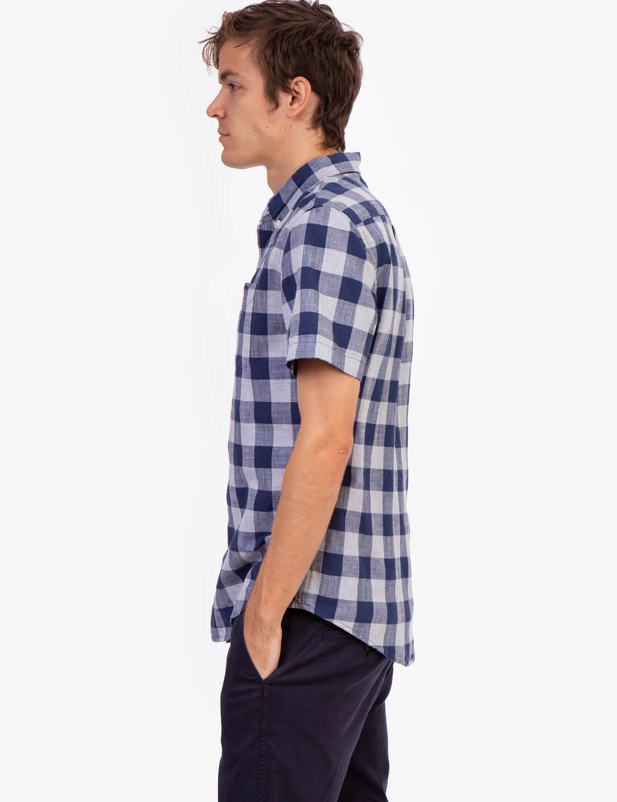 27767-plaid-heather-short-sleeve-shirt-3.webp PLAID HEATHER SHORT SLEEVE SHIRT