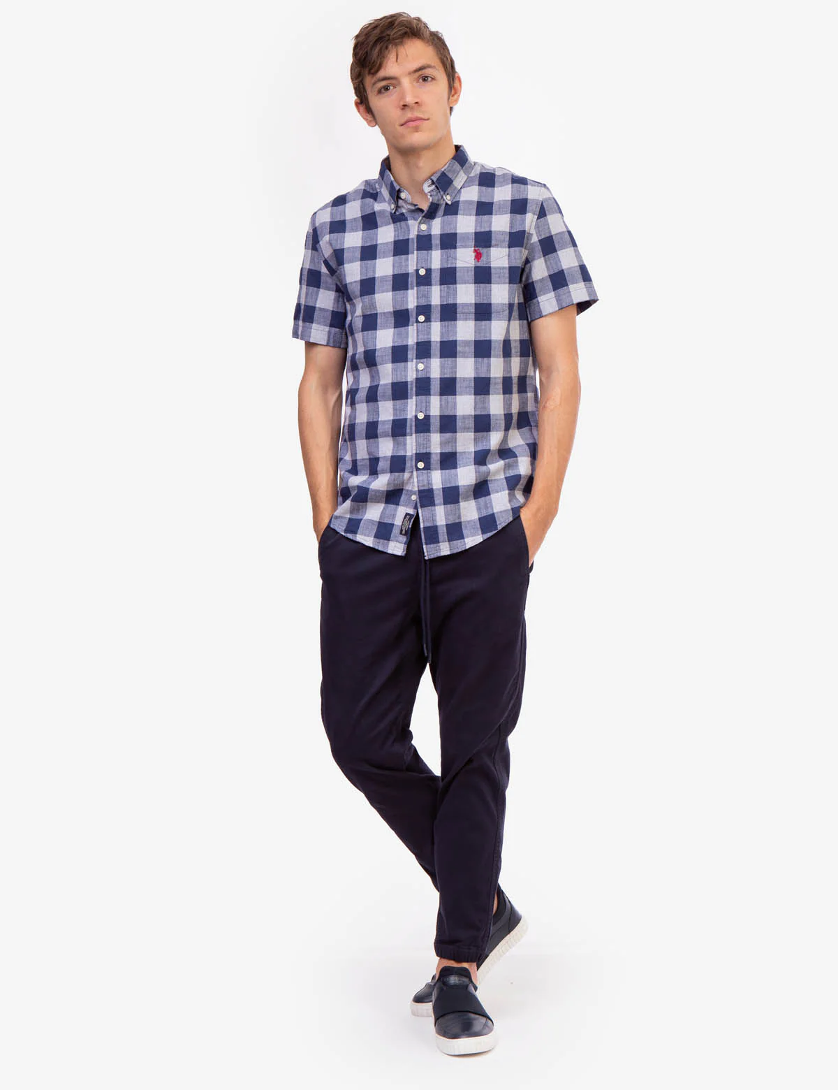 27767-plaid-heather-short-sleeve-shirt-7.webp PLAID HEATHER SHORT SLEEVE SHIRT