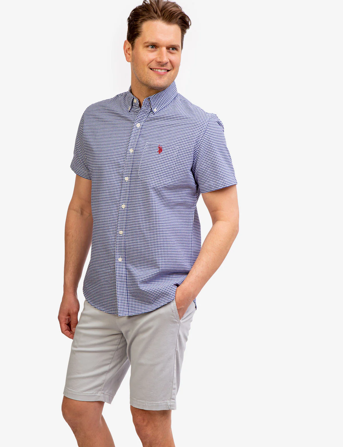 27772-gingham-oxford-short-sleeve-shirt-1.webp GINGHAM OXFORD SHORT SLEEVE SHIRT