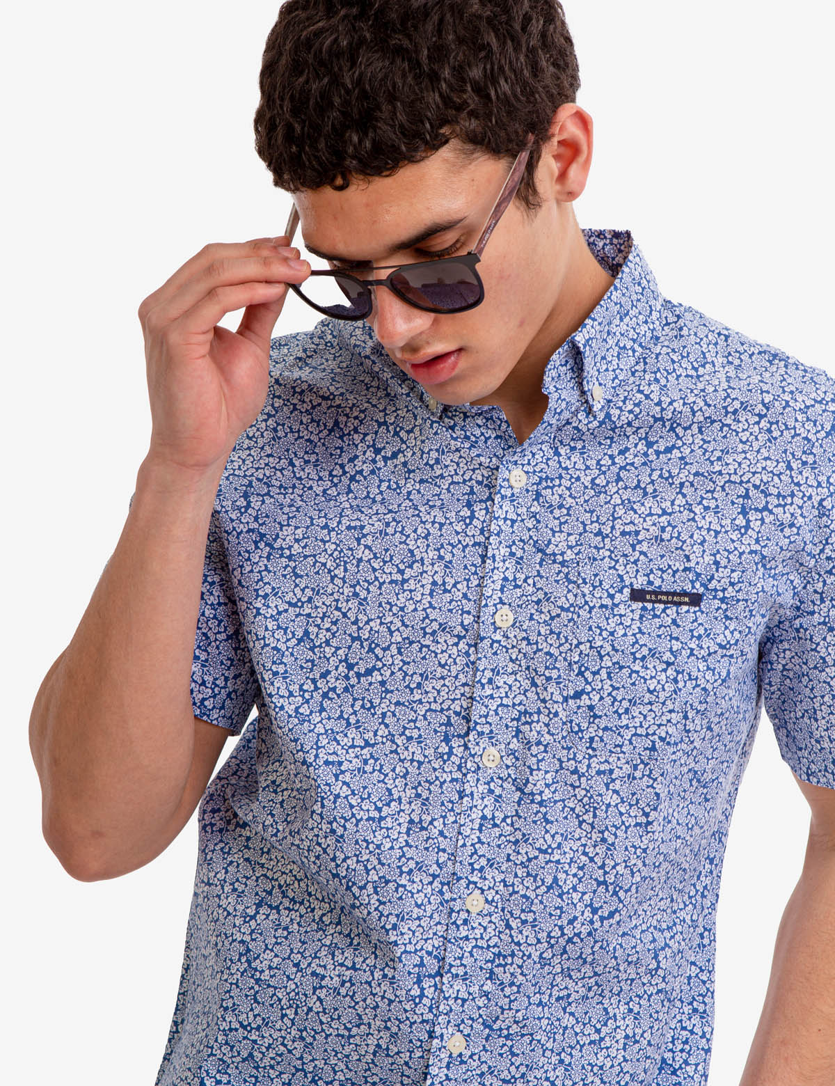 27987-printed-slub-poplin-short-sleeve-shirt-1.jpg PRINTED SLUB POPLIN SHORT SLEEVE SHIRT