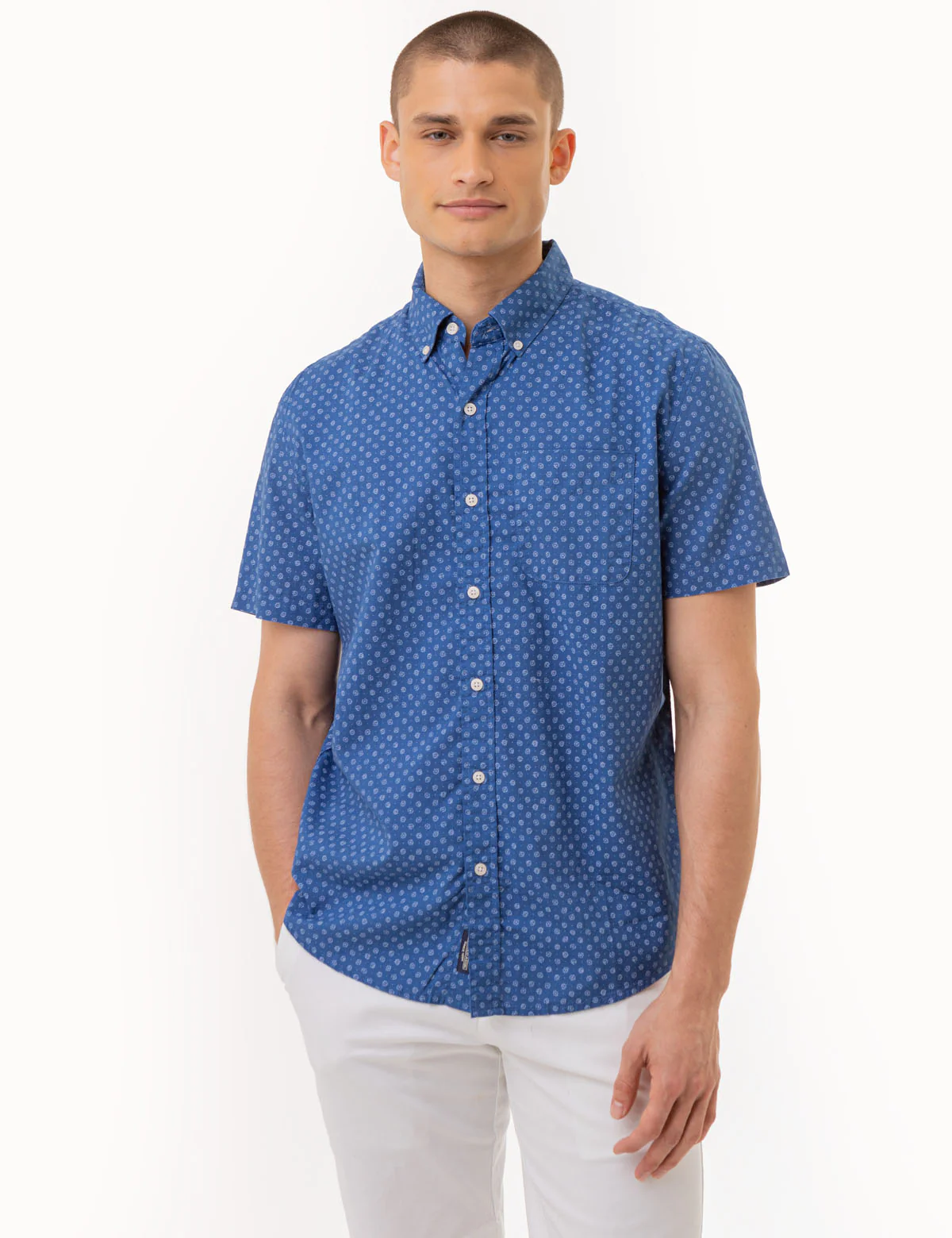 28005-ditsy-print-short-sleeve-woven-shirt-1.webp DITSY PRINT SHORT SLEEVE WOVEN SHIRT