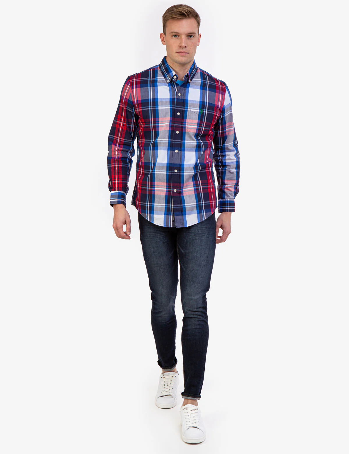 28047-plaid-poplin-stretch-long-sleeve-shirt-3.webp PLAID POPLIN STRETCH LONG SLEEVE SHIRT