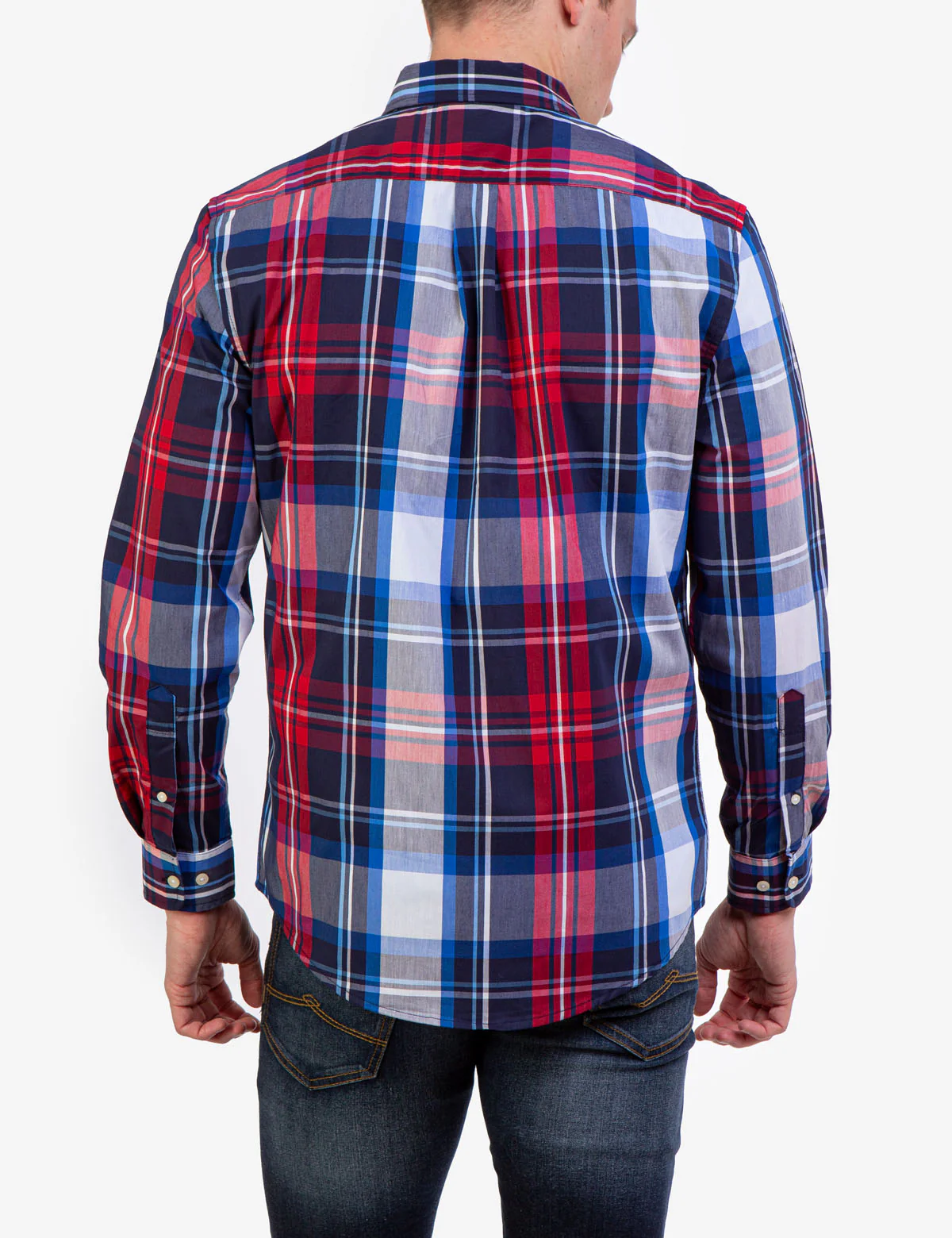 28047-plaid-poplin-stretch-long-sleeve-shirt-5.webp PLAID POPLIN STRETCH LONG SLEEVE SHIRT